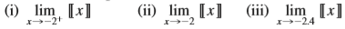 a. If the symbol [[ ]] denotes the greatest integer function defined in Example 10, evaluateb. If n is an integer, evaluatec. For what values of a does limx → a [[x]] exist?