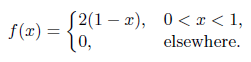 A dealer’s profit, in units of $5000, on a new automobile is given by Y = X2, where X is a random variable having the density function
(a) Find the probability density function of the random variable Y.
(b) Using the density function of Y, find the probability that the profit on the next new automobile sold by this dealership will be less than $500.