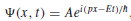 (a) Shallow water is nondispersive; waves travel at a speed that is proportional to the square root of the depth. In deep water, however, the waves can’t “feel” all the way down to the bottom—they behave as though the depth were proportional to λ. (Actually, the distinction between “shallow” and “deep” itself depends on the wavelength: If the depth is less than λ, the water is “shallow”; if it is substantially greater than λ, the water is “deep.”) Show that the wave velocity of deep water waves is twice the group velocity.
(b) In quantum mechanics, a free particle of mass m traveling in the x direction is described by the wave function
where p is the momentum, and E p2/2m is the kinetic energy. Calculate the group velocity and the wave velocity. Which one corresponds to the classical speed of the particle? Note that the wave velocity is half the group velocity.
