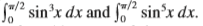 (a) Use the reduction formula in Example 6 to show that
where n > 2 is an integer.
(b) Use part (a) to evaluate
(c) Use part (a) to show that, for odd powers of sine,
