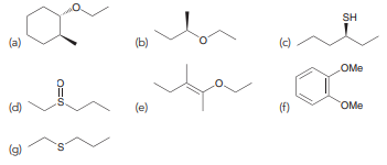 Assign an IUPAC name for each of the following compounds: