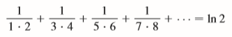Carry out the following steps to show that
(a) Use the formula for the sum of a finite geometric series (11.2.3) to get an expression for
(b) Integrate the result of part (a) from 0 to 1 to get an expression for
as an integral.
(c) Deduce from part (b) that
(d) Use part (c) to show that the sum of the given series is ln 2.