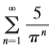 Determine whether the geometric series is convergent or divergent. If it is convergent, find its