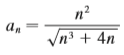 Determine whether the sequence converges or diverges. If it converges, find the limit.