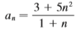Determine whether the sequence converges or diverges. If it converges, find the limit