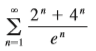 Determine whether the series is convergent or divergent. If it is convergent, find its sum.