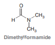 Dimethylformamide (DMF) is a common solvent:
a. The 1 H NMR spectrum of DMF exhibits three signals. Upon treatment with excess LiAlH4 followed by water, DMF is converted into a new compound that exhibits only one signal in its 1 H NMR spectrum. Explain.
b. Based on your answer to part a, how many signals do you expect in the 13C NMR spectrum of DMF?