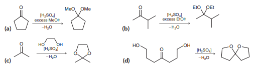 Draw a plausible mechanism for each of the following transformations: