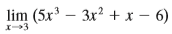 Evaluate the limit and justify each step by indicating the appropriate Limit Law(s).