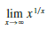 Find the limit. Use l’Hospital’s Rule where appropriate. If there is a more elementary method, consider using it. If l’Hospital’s Rule doesn’t apply, explain why.