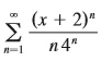 Find the radius of convergence and interval of convergence of the series.