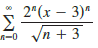 Find the radius of convergence and interval of convergence of the series.