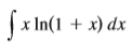 First make a substitution and then use integration by parts to evaluate the integral.