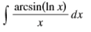 First make a substitution and then use integration by parts to evaluate the integral.
