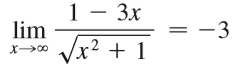 For the limit
illustrate Definition 7 by finding values of N that correspond to ε = 0.1 and ε = 0.05.