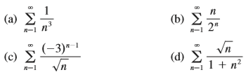 For which of the following series is the Ratio Test inconclusive (that is, it fails to give a definite answer)?