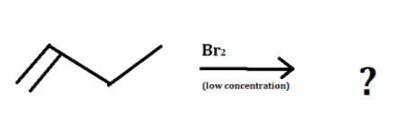 Give the major product for the following reaction: