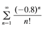Graph both the sequence of terms and the sequence of partial sums on the same screen. Use the graph to make a rough estimate of the sum of the series. Then use the Alternating Series Estimation Theorem to estimate the sum correct to four decimal places.