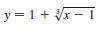 Graph the function by hand, not by plotting points, but by starting with the graph of one of the standard functions given in Section 1.2, and then applying the appropriate transformations.
