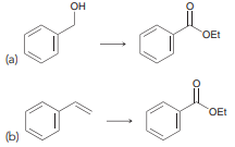 Identify reagents that can be used to accomplish each of the following transformations: