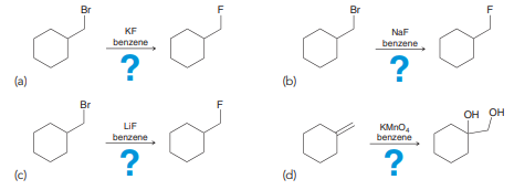 Identify the missing reagent needed to achieve each of the following transformations: