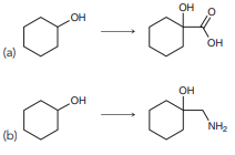 Identify the reagents necessary to accomplish each of the transformations below: