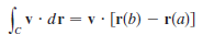 If C is a smooth curve given by a vector function r (t), a < t < b, and v is a constant vector, show that