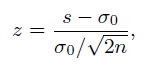 Large-Sample Test of σ2 = σ20: When n ≥ 30, we can test the null hypothesis that σ2 = σ20, or σ = σ0, by computing
which is a value of a random variable whose sampling distribution is approximately the standard normal distribution.
(a) With reference to Example 10.4, test at the 0.05 level of significance whether σ = 10.0 years against the alternative that σ = 10.0 years.
(b) It is suspected that the variance of the distribution of distances in kilometers traveled on 5 liters of fuel by a new automobile model equipped with a diesel engine is less than the variance of the distribution of distances traveled by the same model equipped with a six-cylinder gasoline engine, which is known to be σ2 = 6.25. If 72 test runs of the diesel model have a variance of 4.41, can we conclude at the 0.05 level of significance that the variance of the distances traveled by the diesel model is less than that of the gasoline model?