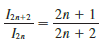 Let In = fπ/20 sinnx dx.
(a). Show that I2n+2 < I2n+1 < I2n.
(b). Use Exercise 38 to show that
Exercise 38:
Prove that, for even powers of sine, fπ/20 sin2nx dx = 1.3.5…. (2n – 1) π/ 2.4.6. . . 2n, π/2.
(c). Use parts (a) and (b) to show that
//
and deduce that limn→∞ I2n+1/I2n = 1.
(d). Use part (c) and Exercises 37 and 38 to show that
This formula is usually written as an infinite product:
and is called the Wallis product.
Exercise 37:
(c). Use part (a) to show that, for odd powers of sine,
(e). We construct rectangles as follows. Start with a square of area 1 and attach rectangles of area 1 alternately beside or on top of the previous rectangle (see the figure). Find the limit of the ratios of width to height of these rectangles.