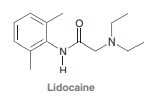 Lidocaine is one of the most widely used local anesthetics. Draw the form of lidocaine that is expected to predominate at physiological pH.