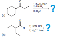 Predict the major product for each of the following reaction sequences: