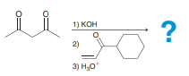 Predict the major product of the three following steps and show a mechanism for its formation: