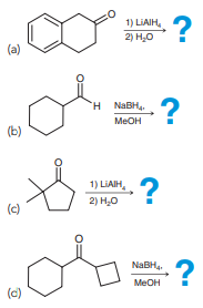Predict the major product(s) for each of the following reactions: