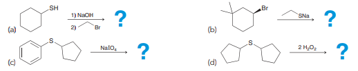 Predict the products for each of the following reactions: