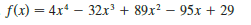 Produce graphs of f that reveal all the important aspects of the curve. In particular, you should use graphs of f' and f" to estimate the intervals of increase and decrease, extreme values, intervals of concavity, and inflection points.