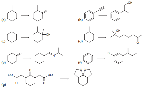 Propose an efficient synthesis for each of the following transformations: