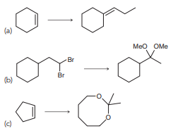 Propose an efficient synthesis for each of the following transformations: