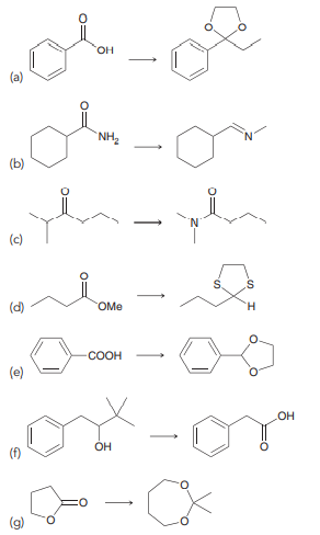Propose an efficient synthesis for each of the following transformations: