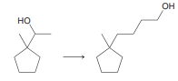 Propose an efficient synthesis for the following transformation (many steps are required):