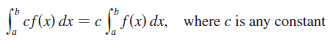 Prove Property 3 of integrals.
Property 3 of integrals: