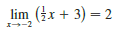 Prove the statement using the ∈, δ definition of a limit and illustrate with a diagram like Figure 7.
Figure 7: