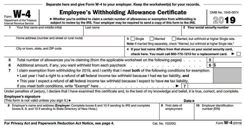 Sherina Smith (Social Security number 785-23-9873) lives at 536 West Lapham Street, Milwaukee, WI 53204, and is self-employed for 2019. She estimates her required annual estimated tax payment for 2019 to be $8,468. She had a $417 overpayment of last year’s taxes, which she will apply against her first quarter estimated payment. Complete the first quarter voucher below for Sherina for 2019.