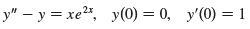 Solve the differential equation or initial-value problem using the method of undetermined coefficients.