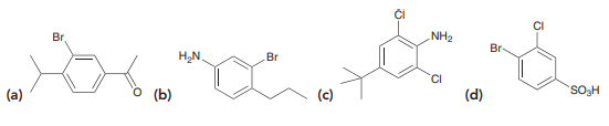 Starting with benzene and using any other necessary reagents of your choice, design a synthesis for each of the following compounds. In some cases, there may be more than one plausible answer.