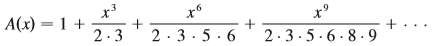 The function A defined by
is called an Airy function after the English mathematician and astronomer Sir George Airy (1801–1892).
(a) Find the domain of the Airy function.
(b) Graph the first several partial sums on a common screen.
(c) If your CAS has built-in Airy functions, graph A on the same screen as the partial sums in part (b) and observe how the partial sums approximate A.