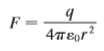 The magnitude of the repulsive force between two point charges with the same sign, one of size 1 and the other of size q, is
where r is the distance between the charges and «0 is a constant. The potential V at a point P due to the charge q is defined to be the work expended in bringing a unit charge to P from infinity along the straight line that joins q and P. Find a formula for V.