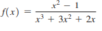Use - ∞ or ∞ where appropriate to describe the behavior at each zero of the denominator and identify all vertical asymptotes.