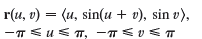 Use a computer to graph the parametric surface. Get a printout and indicate on it which grid curves have u constant and which have v constant.