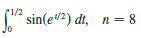 Use (a) the Trapezoidal Rule, (b) the Midpoint Rule, and (c) Simpson’s Rule to approximate the given integral with the specified value of n. (Round your answers to six decimal places.)