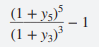 Use the data from Problem 18. Suppose that you want to construct a 2-year maturity forward loan commencing in 3 years.
a. Suppose that you buy today one 3-year maturity zero-coupon bond with face value $1,000. How many 5-year maturity zeros would you have to sell to make your initial cash flow equal to zero (specifically, what must be the total face value of those 5-year zeros)?
b. What are the cash flows on this strategy in each year?
c. What is the effective 2-year interest rate on the effective 3-year-ahead forward loan?
d. Confirm that the effective 2-year forward interest rate equals (1 + f4) × (1 + f5) − 1. You therefore can interpret the 2-year loan rate as a 2-year forward rate for the last two years.
e. Alternatively, show that the effective 2-year forward rate equals